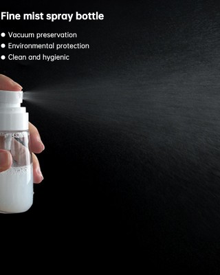 1Pcs Transparent Empty Spray Disinfection Alcohol Dispensing Spray Bottles for Travel Handbag Pocket 30ML 60ML 80ML 100ML