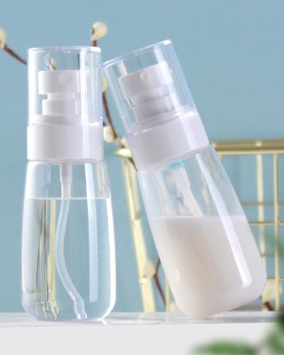 1Pcs Transparent Empty Spray Disinfection Alcohol Dispensing Spray Bottles for Travel Handbag Pocket 30ML 60ML 80ML 100ML