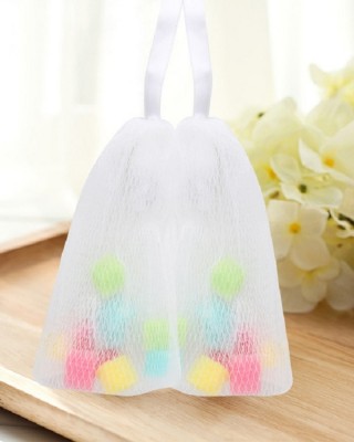 2 PCS Sponge Particle Foam Net Handmade Soap Foam Net